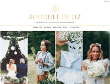 Tablet Screenshot of bouquetdeliz.com